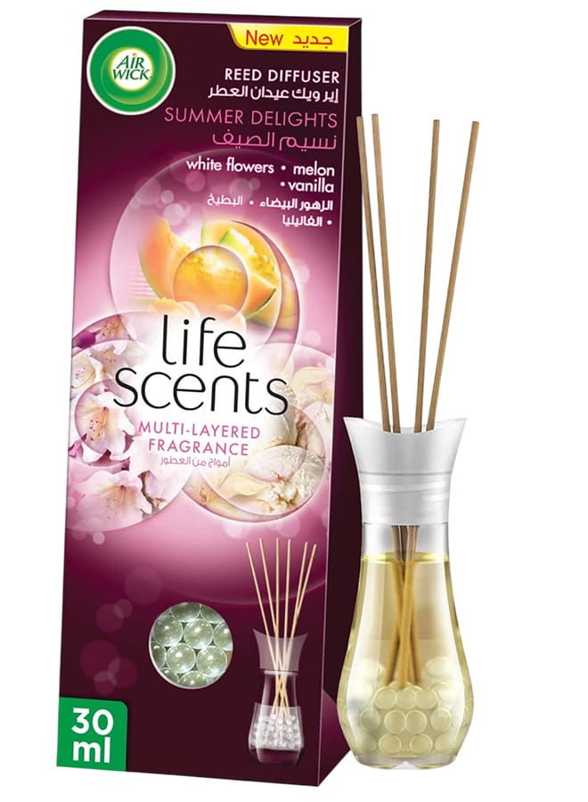 Life Scents Reed Diffuser, Summer Delights Scent  30ml